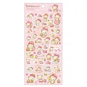 San-X 懶妹的草苺皇后系列貼紙。粉