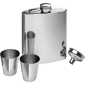 《REFLECTS》酒杯2入+隨行酒壺(鏡亮200ml)