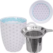 《Tokyo Design》附蓋濾茶馬克杯(圖騰藕325ml)