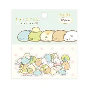 San-X 角落公仔歡樂時光系列貼紙10款。粉綠(80PCS)