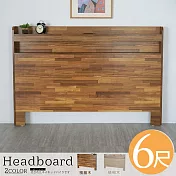 Homelike 喜家居雙人加大6尺附插座床頭片(1910) 積層木