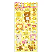 San-X 懶熊泡泡立體生日貼紙 (6月)