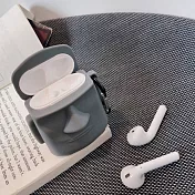 立體摩艾石像 AirPods / AirPods 2 專用 造型保護套(附掛勾)