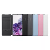 SAMSUNG Galaxy S20+ 原廠 LED 皮革翻頁式皮套 (臺灣公司貨)白色