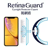 RetinaGuard 視網盾 iPhone XR 6.1吋 防藍光保護膜透明 ( 共用 iPhone 11 )