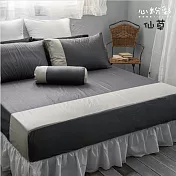 【麗塔寢飾】40支紗精梳棉 雙人加大床包 心粉彩- 仙草