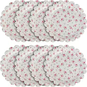 《Rex LONDON》點心紙盤8入(玫瑰)