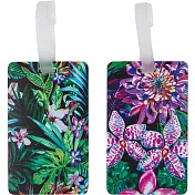 《TRAVELON》行李掛牌2件(熱帶花卉)