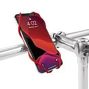 Bone 蹦克 單車手機綁 手機架 第三代 Bike Tie 3 - 紅色