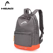 【HEAD 海德】休閒雙肩包 (大開口 輕量背包) HB0001 灰色