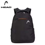 【HEAD 海德】簡約時尚後背包 (輕量 防潑水 大開口) HB0051 黑色