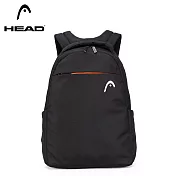 【HEAD 海德】簡約時尚後揹包 (輕量 防潑水 大開口) HB0051 黑色
