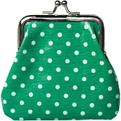 《Rex LONDON》復古口金零錢包(點點綠)