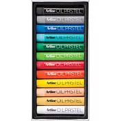 【寫吉達】Shachihata Artline Oil Pastel 平頭圓桿粉蠟筆- 12色 EOP-A-12S