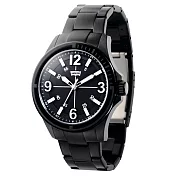 Levi’s 時光冒險時尚腕錶-黑鋼帶