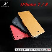 Moxie X-SHELL iPhone 7 / 8 / SE 2 (4.7 吋) 分離式防電磁波皮套 側翻皮套紅色