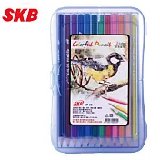 SKB NP-80彩色鉛筆12色(外盒顏色隨機出貨)