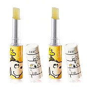 DHC 純橄欖護唇膏-史努比限定版(1.5g)X2-多款可選黃色X2