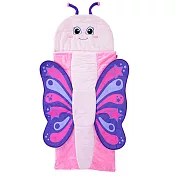 美國【Bixbee】3D童趣系列-粉紅閃閃蝴蝶兒童睡袋