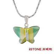 石頭記 水晶項鍊-璀璨蝶舞(六色選)綠水晶
