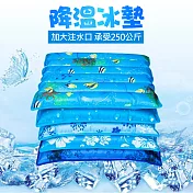 消暑涼夏 冰涼墊 冰晶水涼墊 涼感冰墊 坐墊 汽車椅墊 (45x45cm)  淺雪花