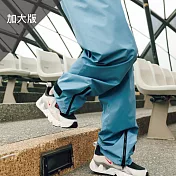 【俐落穿脫，輕淨登場】MECOVER 機能防水雨褲(XL-2XL)-群青