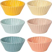 《NOW》陶瓷布丁烤杯6入(粉雲)