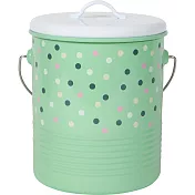 《NOW》提式廚餘桶(圓點綠4L)