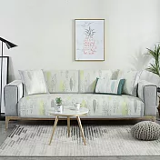 【巴芙洛】四季清涼冰絲防滑坐墊3人60*180cm 黃灰