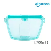 【韓國sillymann】 100%鉑金矽膠密封袋-700ml藍