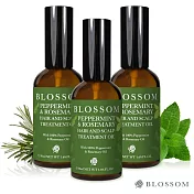 BLOSSOM 薄荷迷迭香植萃頭皮舒緩按摩油(50ML/瓶)X3件組