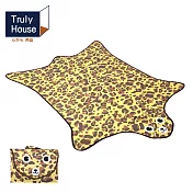 【Truly House】可愛動物野餐墊/地墊/防潮墊/寶寶爬行/地布(加大款)(三色任選)黃色