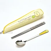 San-X角落生物【胖胖貓】環保餐具組