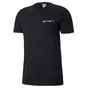 PUMA 男 流行系列Puma Club短袖T恤XS黑色