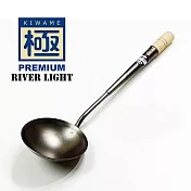 【極PREMIUM】不易生鏽窒化鐵長柄杓中式鍋鏟(日本製極鐵鍋鏟/無塗層)