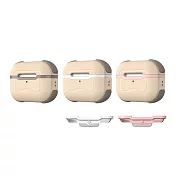 SOLiDE AirPods Pro Pocket 玩色可替換色框抗菌防摔殼(airpods Pro保護殼) 奶茶可可