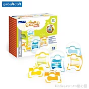 Guidecraft 觸覺磁力 波浪積木-12件