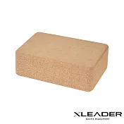 【Leader X】環保軟木高密度抗壓瑜珈磚 加重款7.5cm