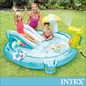 【INTEX】鱷魚沙灘戲水池201x170x25cm(160L) 適用2歲+(57165)