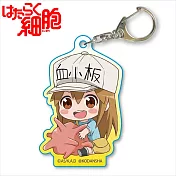 日本正版授權 工作細胞壓克力鑰匙圈血小板AKUU-05 血小板