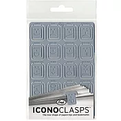 【Fred & Friends】Iconoclasps 趣味迴紋針(灰色)