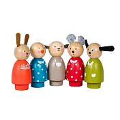 法國《Moulin Roty》 -- 兔子家族木偶☆