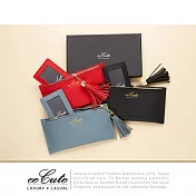 eeCute風尚流蘇皮夾(可放紙鈔.零錢.手機,內附卡夾層) 貴族紅