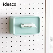 【日本ideaco】壁掛/桌上兩用餐巾紙盒(內徑17X10.6X7.5CM) -淺藍