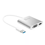 j5create USB3.0 to VGA/HDMI外接顯示卡-JUA360