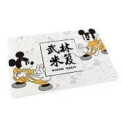 [迪士尼] 米奇中國風 系列 珪藻土吸水地墊 60x39-武林米笈
