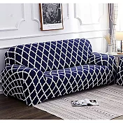 【巴芙洛】左轉遇見你舒適彈性沙發套2人座(2人座彈性沙發套/沙發套/舒適方便沙發套)-珍愛藏青