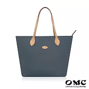 【OMC】簡約輕盈大水餃包購物包- 灰色
