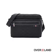 OVERLAND - 美式十字軍 - 格紋車線造型斜背包(大/L) - 2714