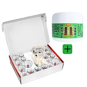 真空拔罐器18罐+100g一條根精油霜組(JKSH-01)